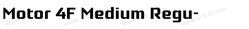 Motor 4F Medium Regu字体转换